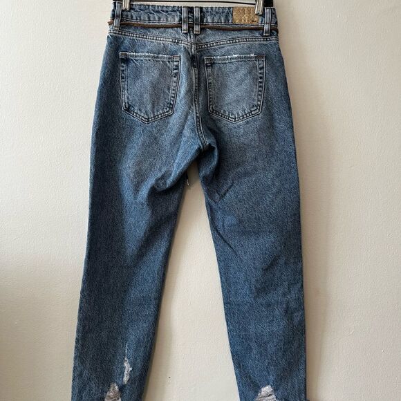COPY - Zara Crop jeans women’s 4 - Picture 5 of 8